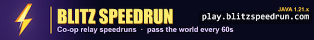 Blitz Speedrun Minecraft Server