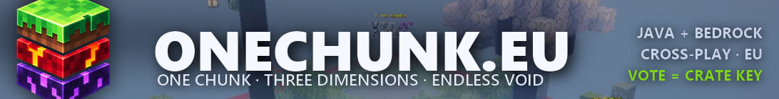 OneChunk Minecraft Server