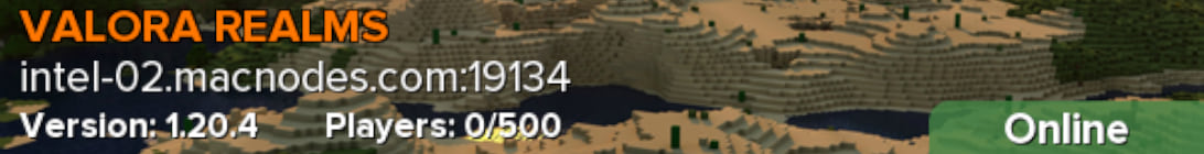 VALORA REALMS Minecraft Server