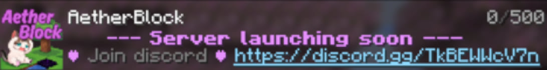AetherBlock Minecraft Server