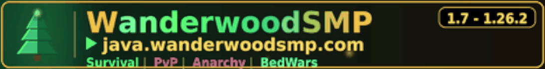 WanderwoodSMP Minecraft Server