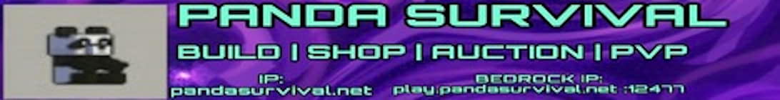 Panda Survival Minecraft Server